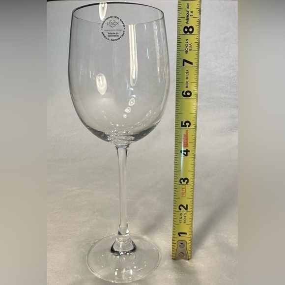 NEW LENOX TUSCANY CLASSICS GRAND BORDEAUX CRYSTAL ONE WINE GLASS OUT OF BOX - Picture 6 of 8